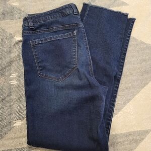 Caslon Blue Straight Leg Jeans Classic Denim